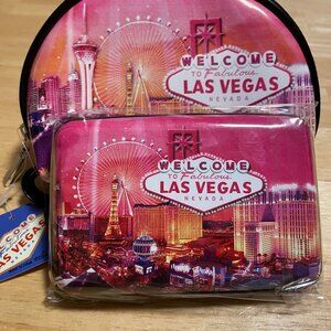WELCOME LAS VEGAS COIN PURSE AND CREDIT CARD HOLDER - NWT